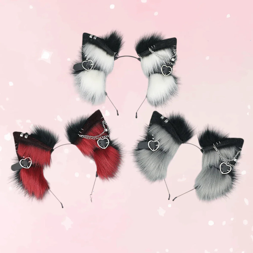 Rebel Pup Punk Ears Headband - Puppy's Aesthetics