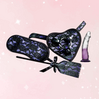 Heart Throb Deluxe Harness Curved Dildo Kit