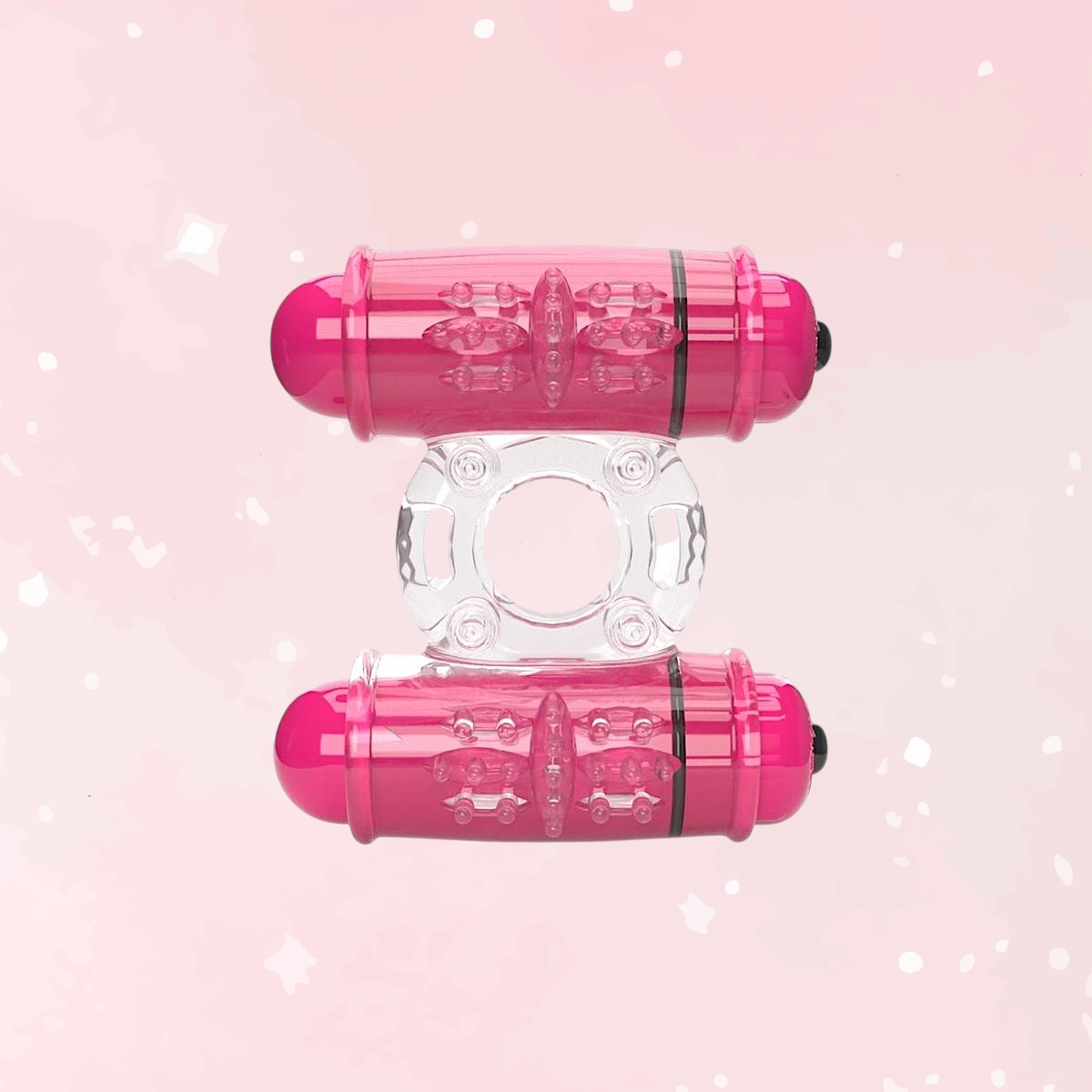 Double Wammy Silicone Dual Vibe Ring