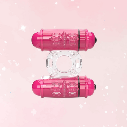 Double Wammy Silicone Dual Vibe Ring