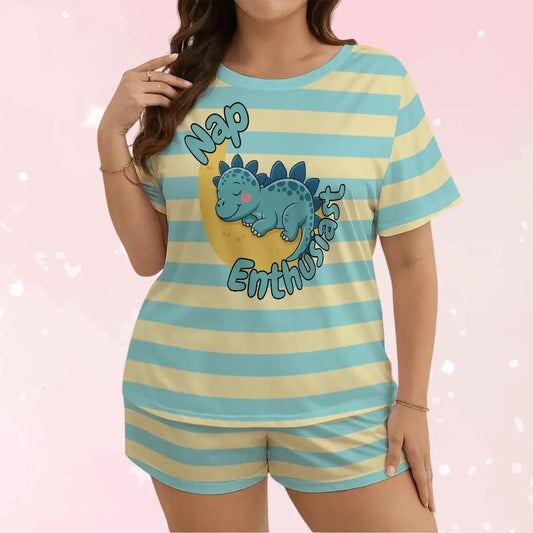 Nap Enthusiast Jammies Shorts Set - Puppy's Aesthetics