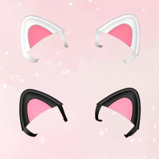 Kawaii Cat Ear Headphone Clips - Puppy's Aesthetics