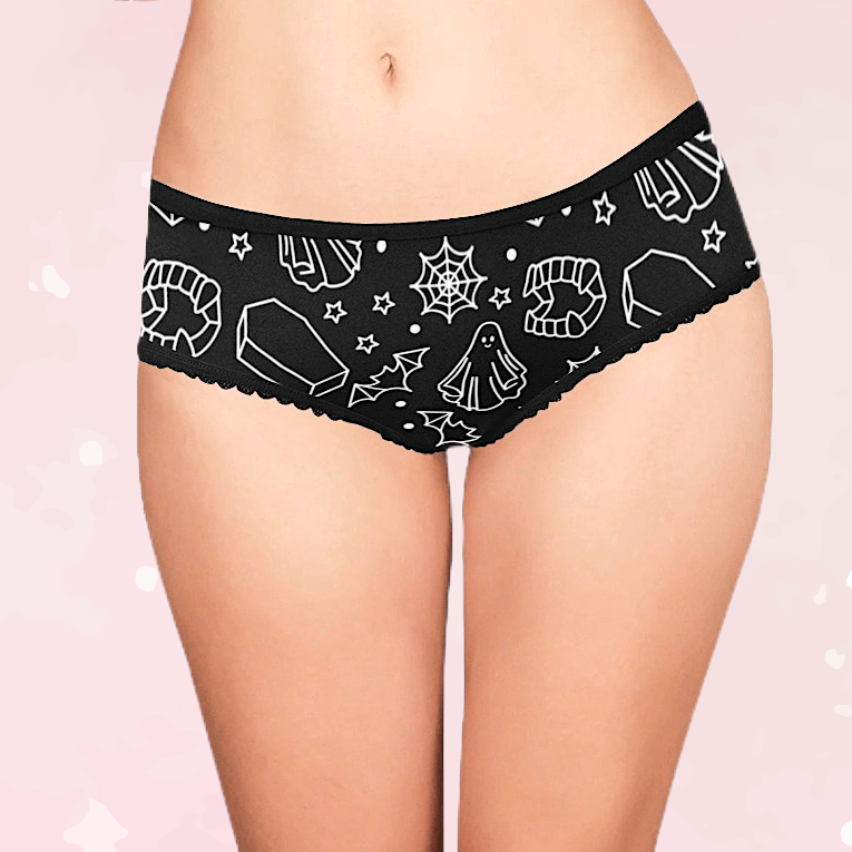 Goth Panties Briefs Panties