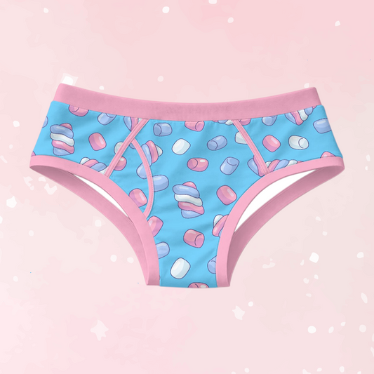 Candy Marshmallows Men's Cotton Undies