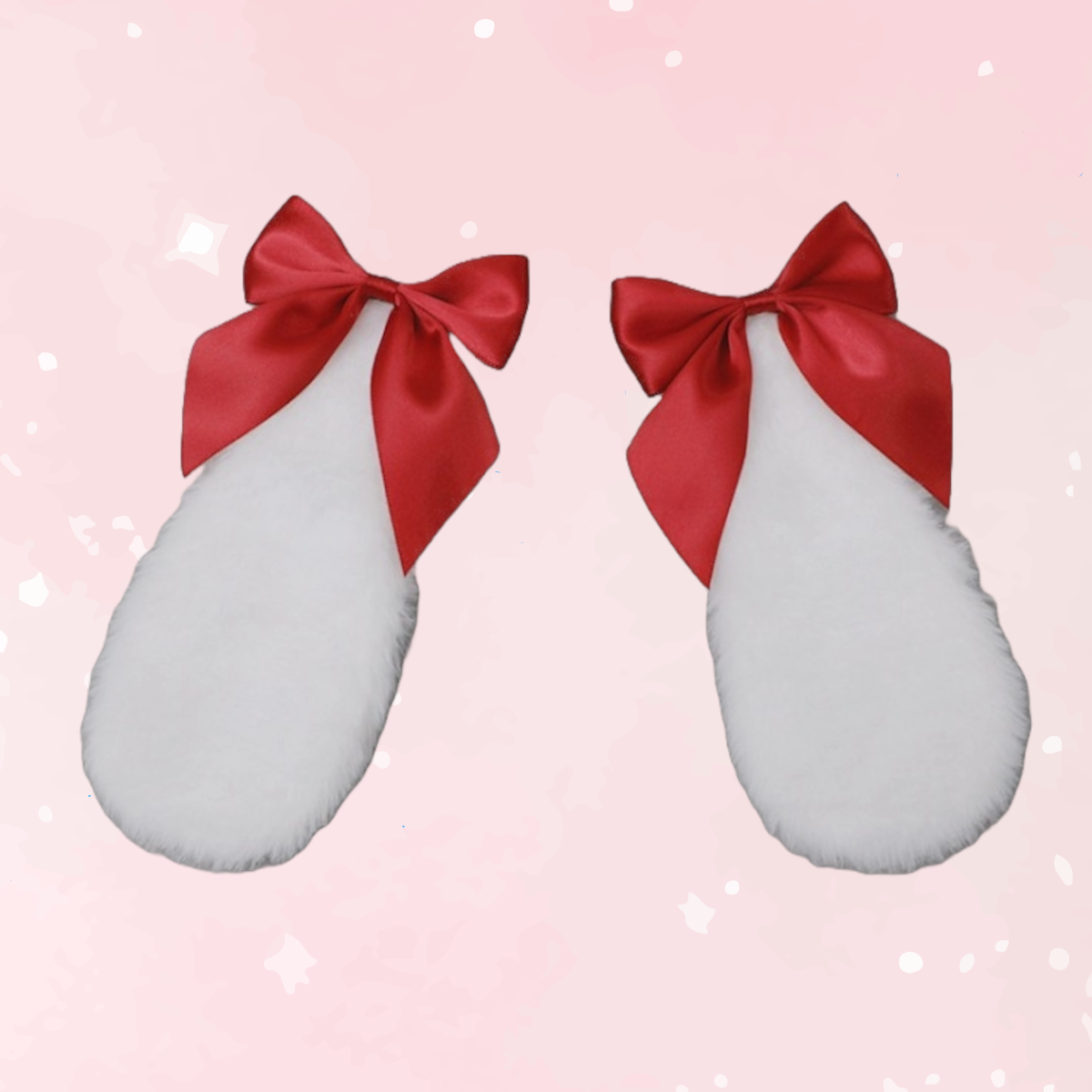 Plush Cute Puppy Ears w/Bows (Colors)