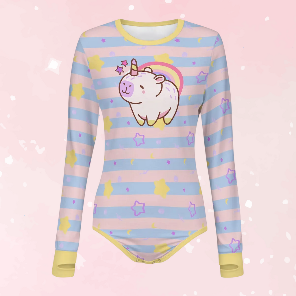 Capycorn Daydream Long Sleeve CuddleSuit