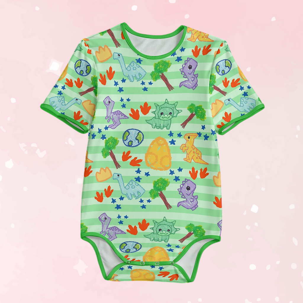 Dino Doodles Adult Unisex CuddleSuit