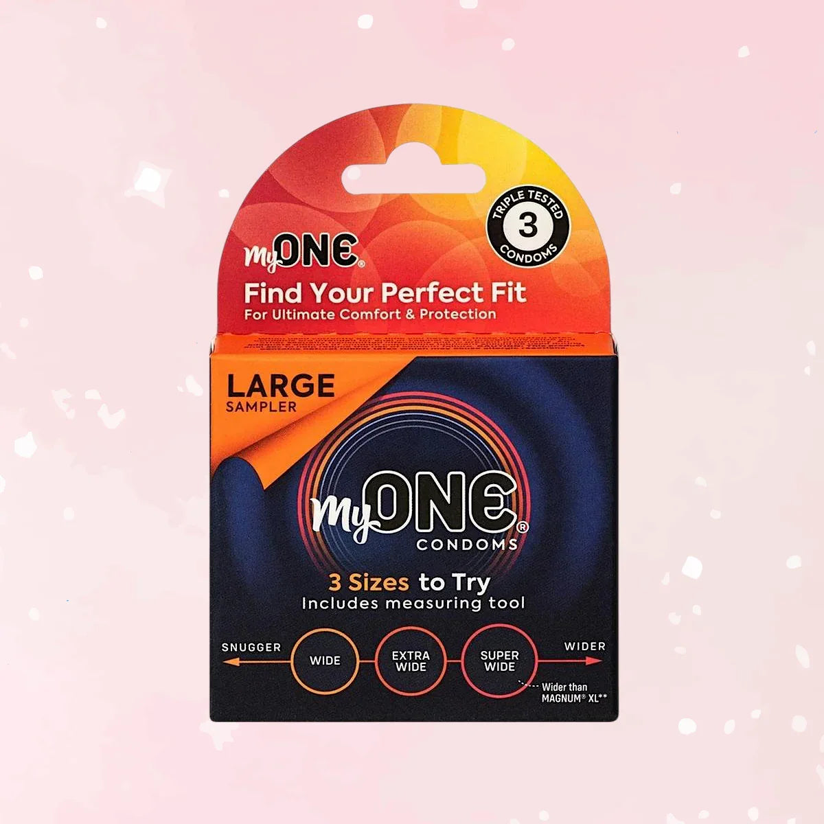 MyONE Large Sampler Condoms – 3 Pack - Puppy's Aesthetics