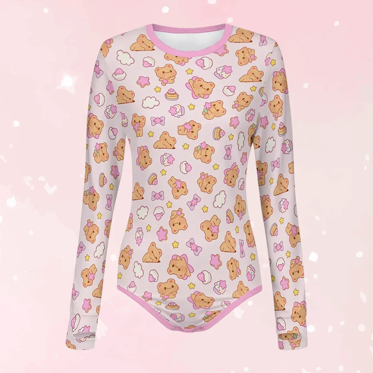 Bearly Adorable Long Sleeve CuddleSuit - Puppy's Aesthetics