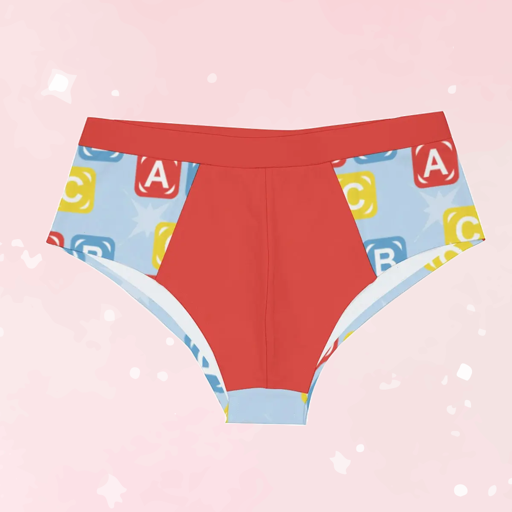 Red ABC Briefs