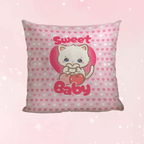 Sweet Baby Heart Throw Pillow