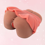 Mini Skirt Heart Pussy & Anal Dual Entry Stroker