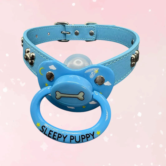 Adult Pacifier Gag - Sleepy Puppy - Puppy's Aesthetics