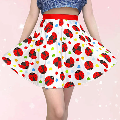 Lucky Bug Short Skirt - Puppy's Aesthetics