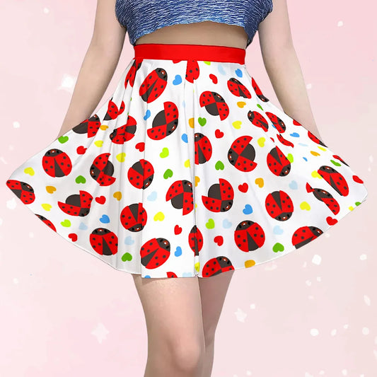 Lucky Bug Short Skirt - Puppy's Aesthetics