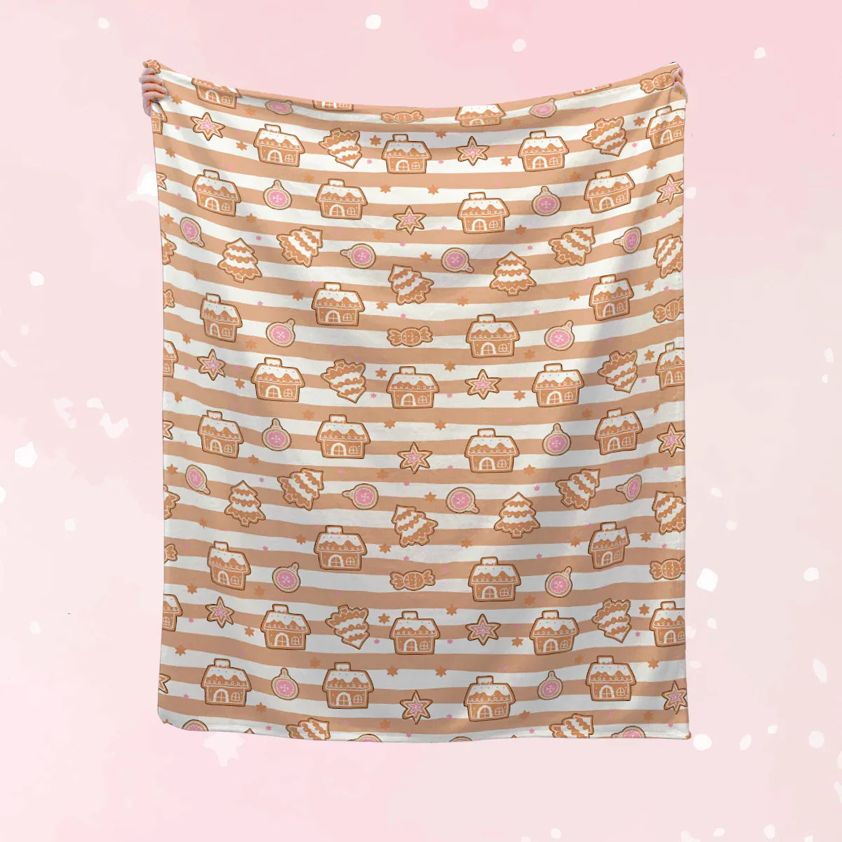 Gingerbread Cutie Soft Blanket - Puppy's Aesthetics