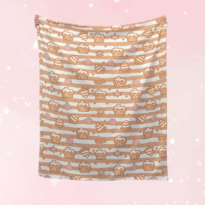 Gingerbread Cutie Soft Blanket - Puppy's Aesthetics