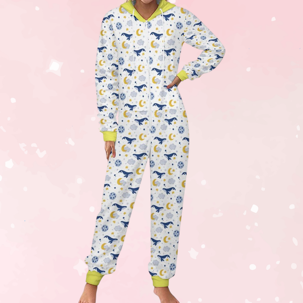 Sleepy Whale Dreams Unisex SnuggleSuit