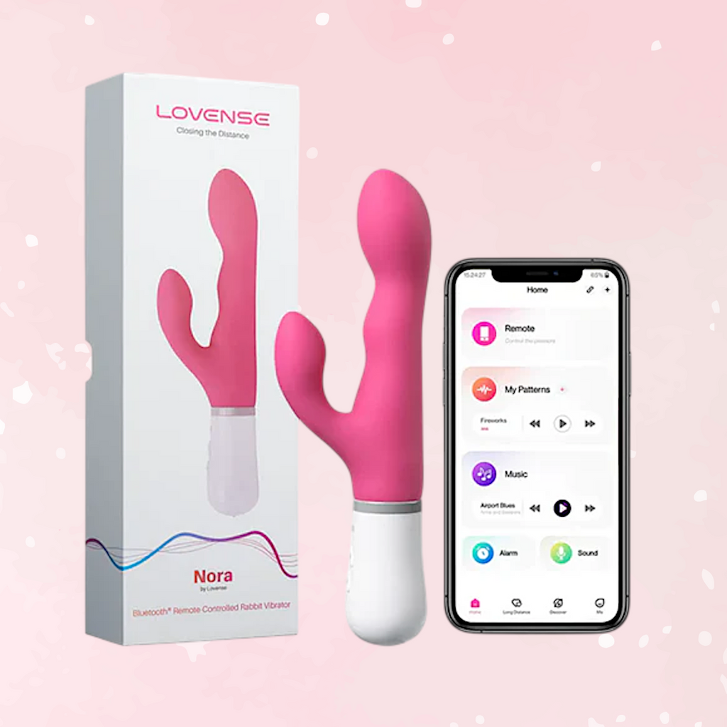 Lovense Nora Rabbit Vibrator – Pink