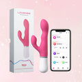 Lovense Nora Rabbit Vibrator – Pink - Puppy's Aesthetics