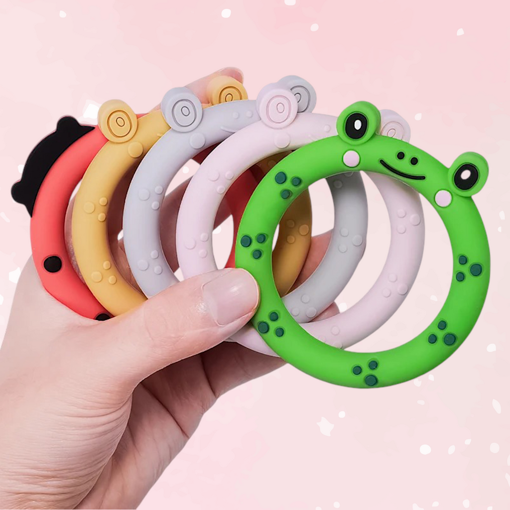 Froggie Chew Teether – Colorful ABDL Comfort Buddy