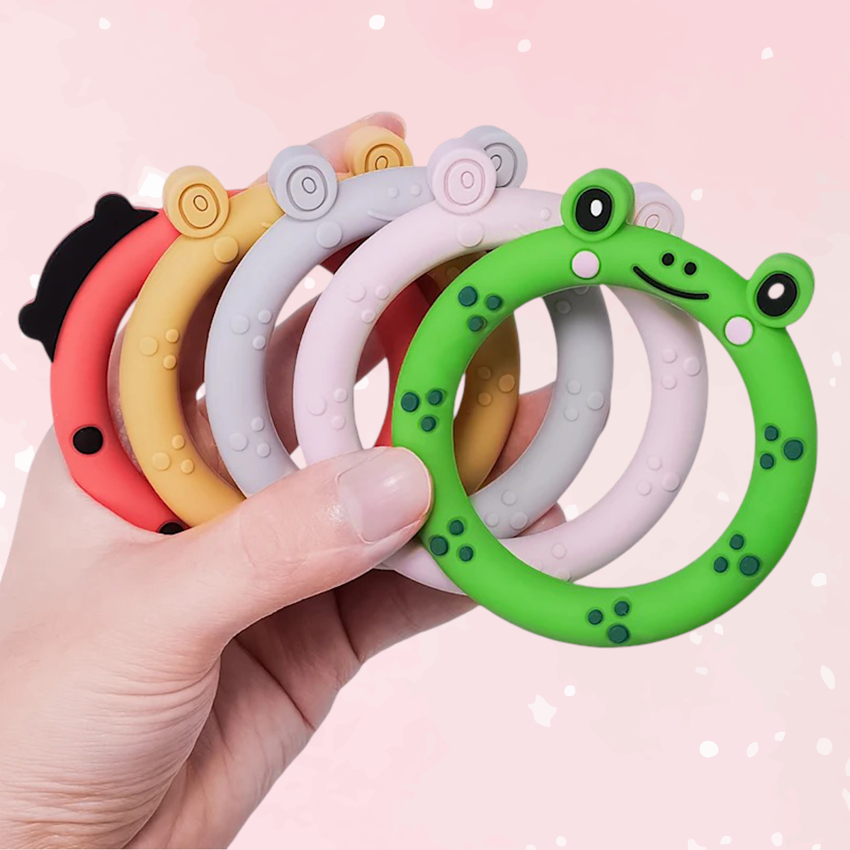 Froggie Chew Teether – Colorful ABDL Comfort Buddy