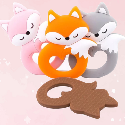 1PC  Silicone Fox Teether