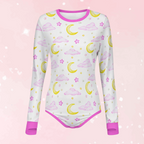 Sweet Moon & Cloud Long Sleeve CuddleSuit