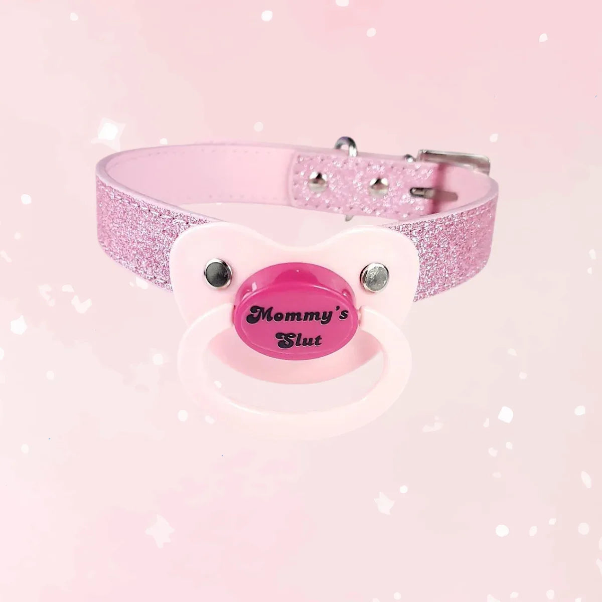 Mommy's Slut Adult Pacifier Gag - Puppy's Aesthetics