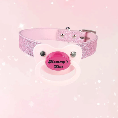 Mommy's Slut Adult Pacifier Gag - Puppy's Aesthetics