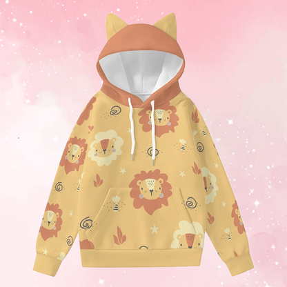 Cute Lion Ears Hoodie