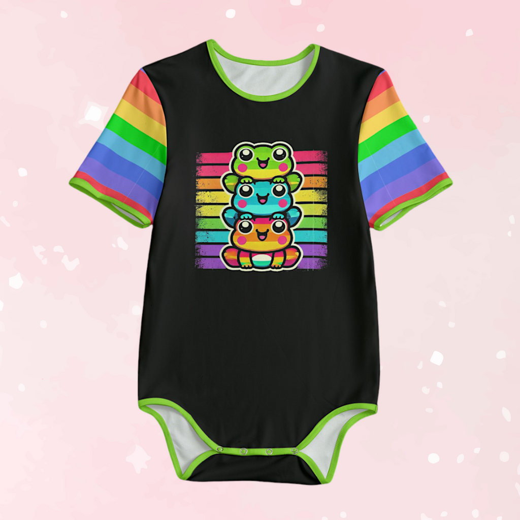 Pride Kawaii Frog Adult Unisex SnappieSuit - Puppy's Aesthetics
