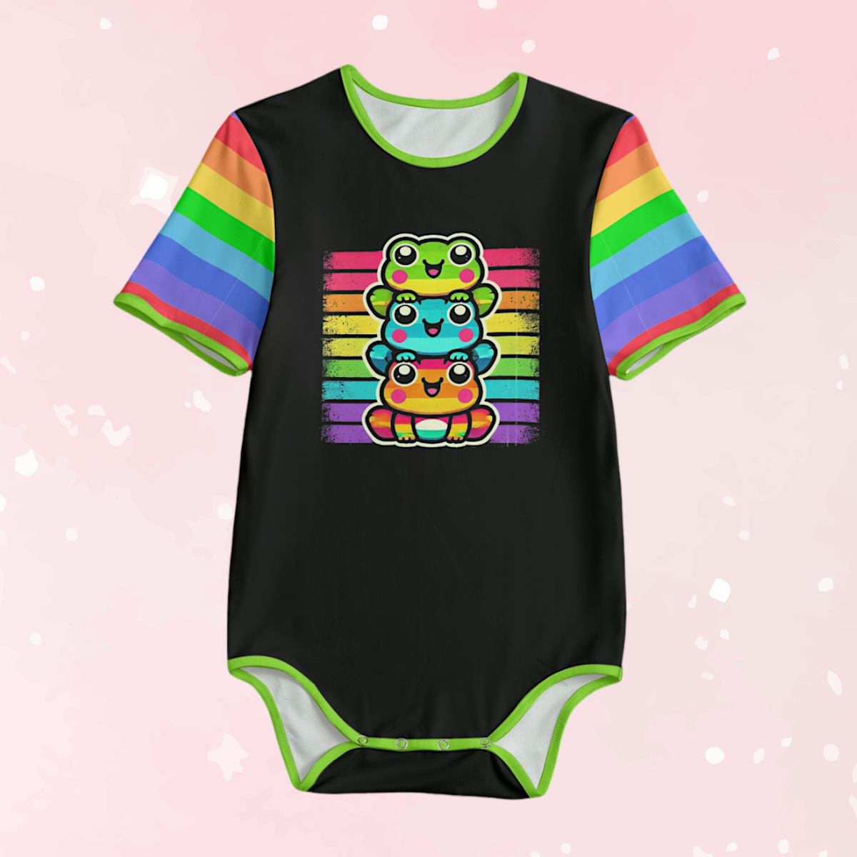 Pride Kawaii Frog Adult Unisex SnappieSuit - Puppy's Aesthetics