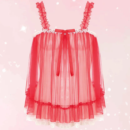 Darling Sheer Sissy Camisole (Colors) - Puppy's Aesthetics