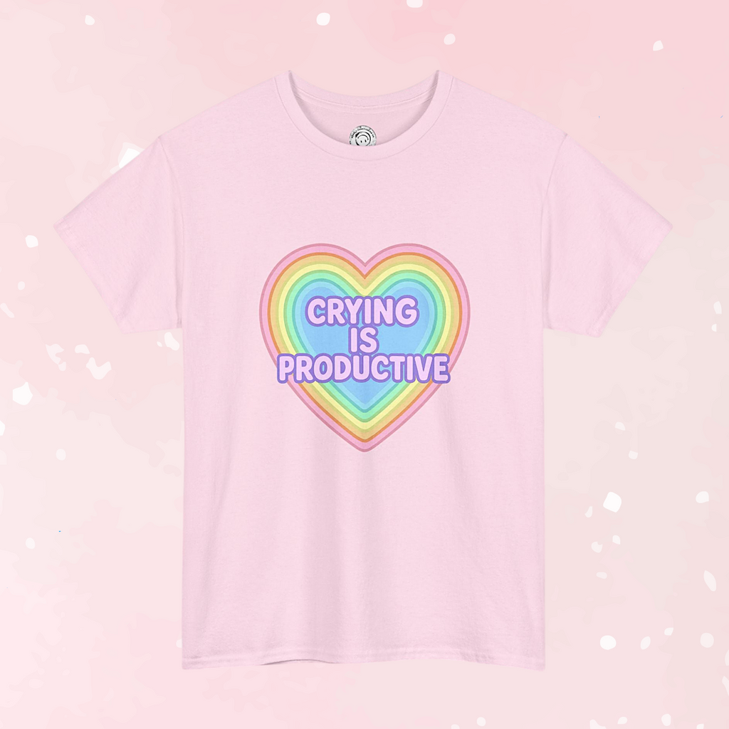 Crying Is Productive T-Shirt (Colors)