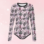 True Crime Cutie Long Sleeve CuddleSuit