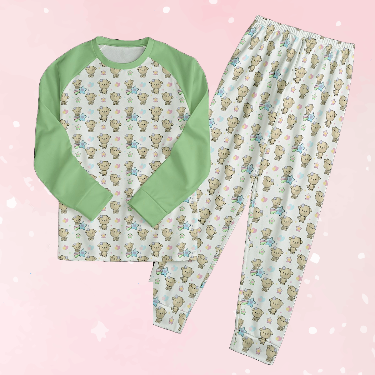 Wish Upon A Puppy Unisex Pajama Set