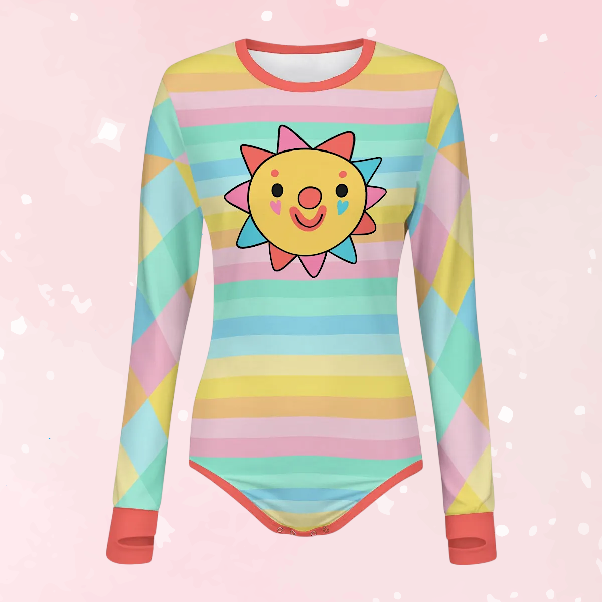Sunny Smiles Long Sleeve CuddleSuit
