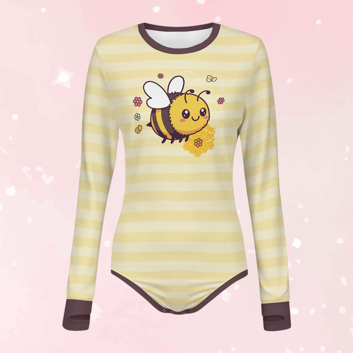 Chubby Bee Long Sleeve CuddleSuit
