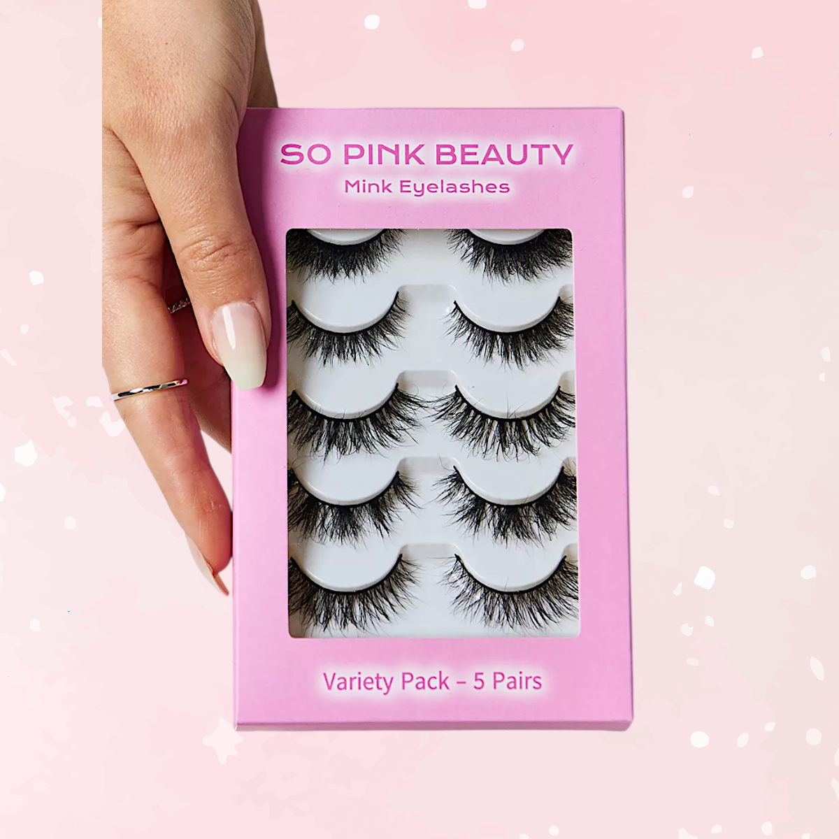 Mink Eyelashes Variety Pack 5 Pairs