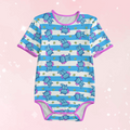 AquaLotl Stripes Adult Unisex Cuddlesuit - Puppy's Aesthetics