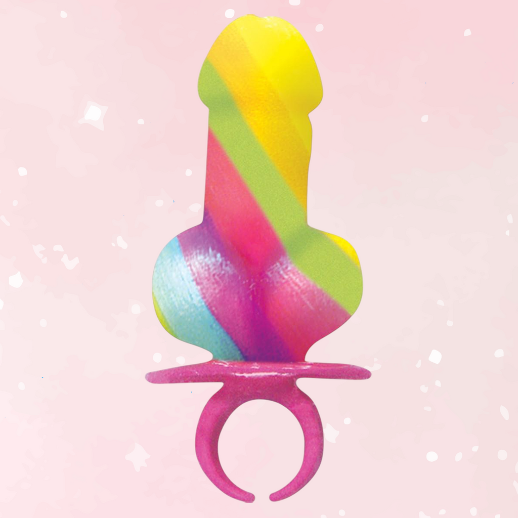 Rainbow Pecker Candy Finger Ring (12)