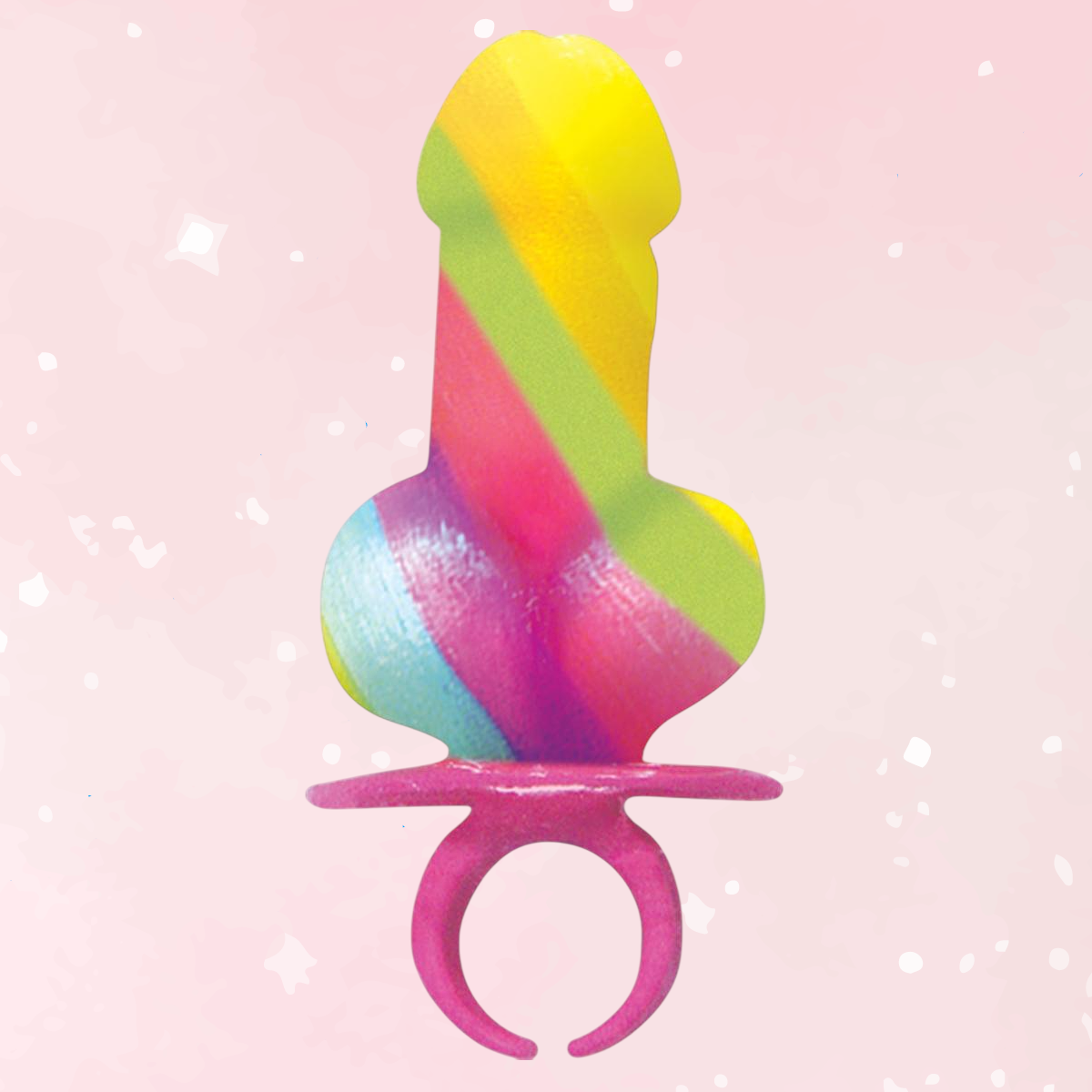 Rainbow Pecker Candy Finger Ring (12)