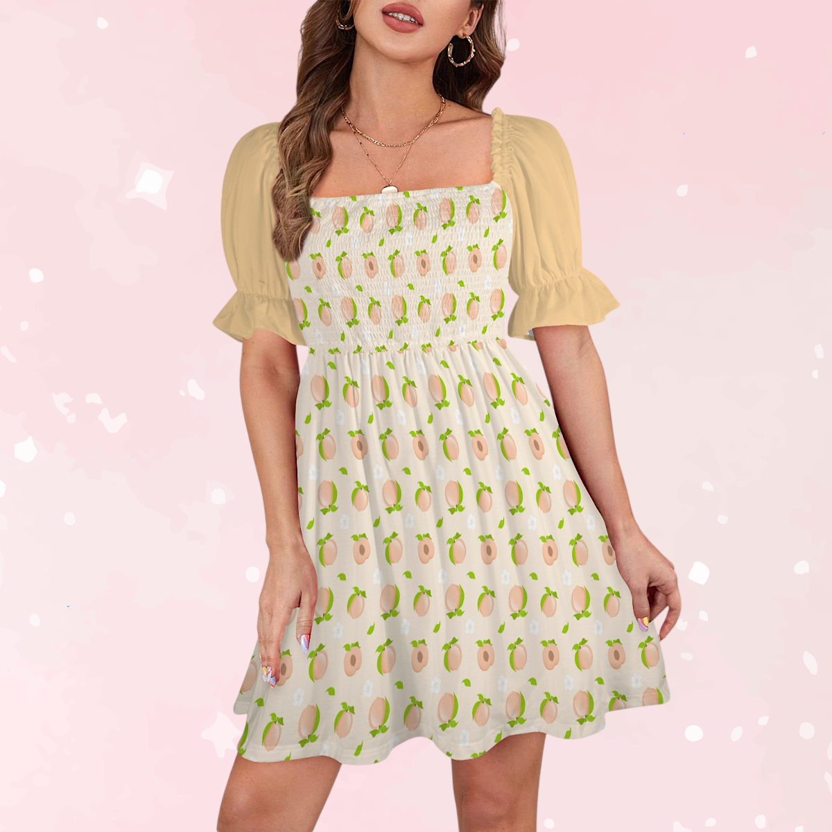 Sweet Peaches Sweetheart Dress