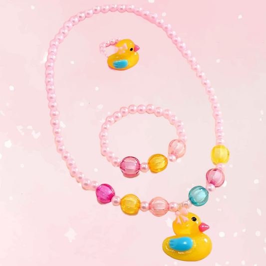 Adorable Little Duckie Jewelry Set