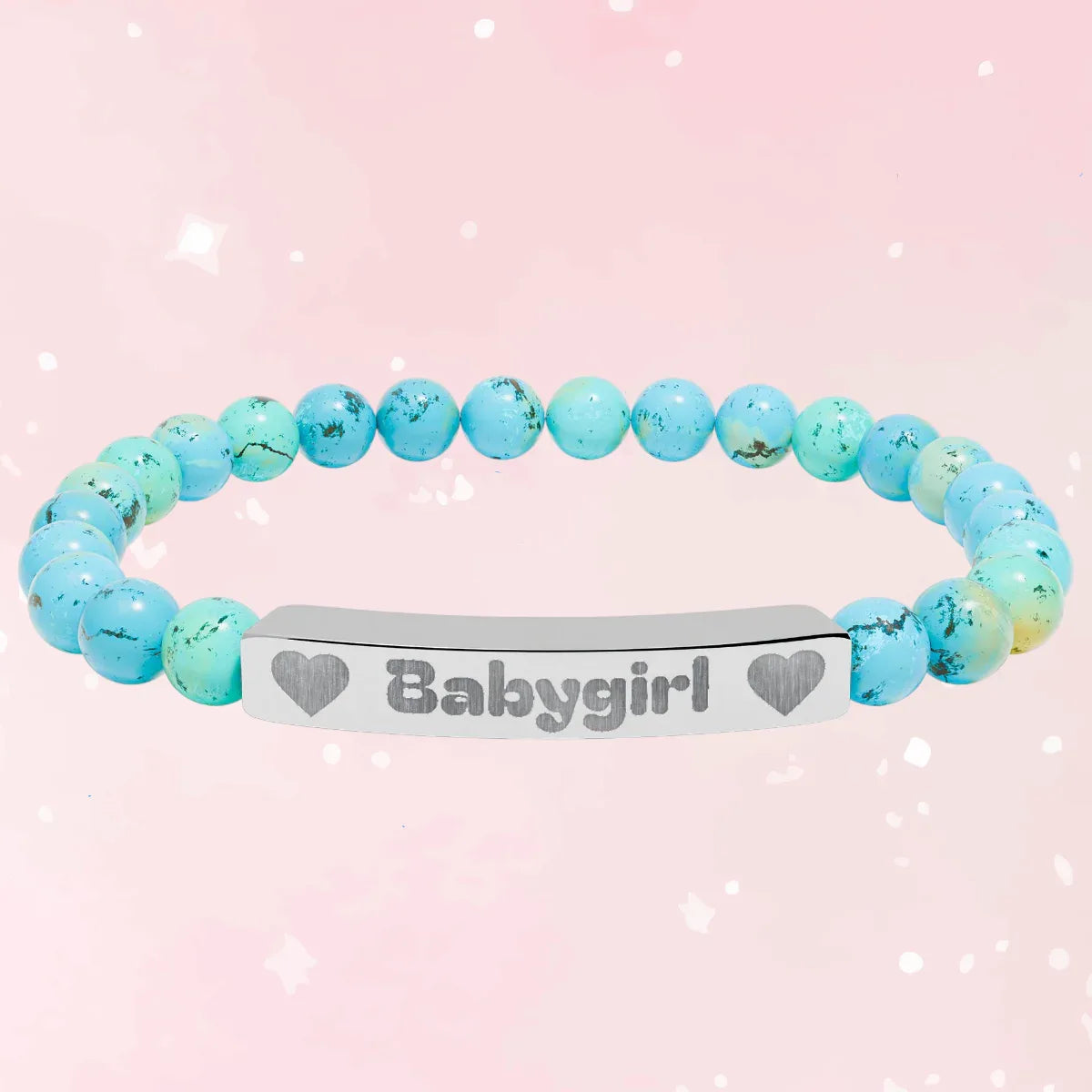 Babygirl Natural Stone Bracelet (Colors) - Puppy's Aesthetics
