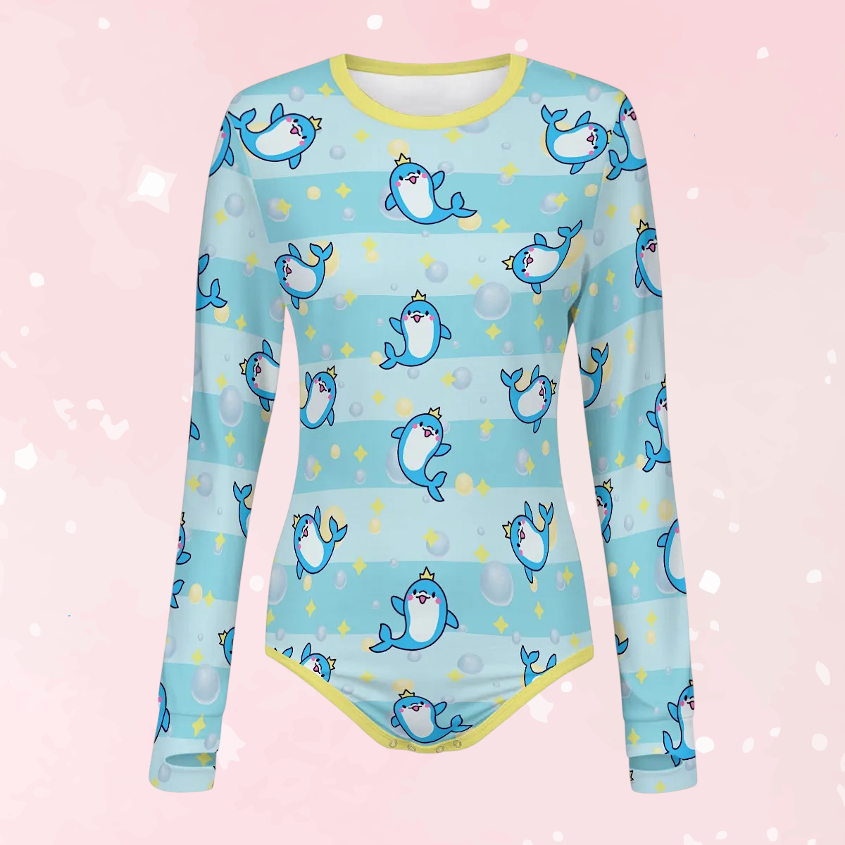 Royal Splash Long Sleeve CuddleSuit