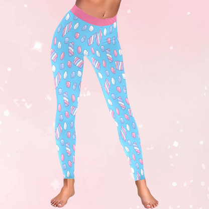 Candy Marshmallow Low Rise Leggings