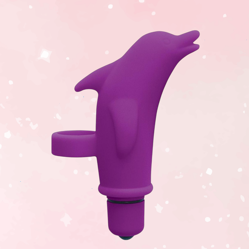Dolphin Clit Silicone Finger Massager