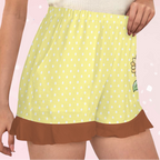 Sunflower Kitty Ruffle Shorts